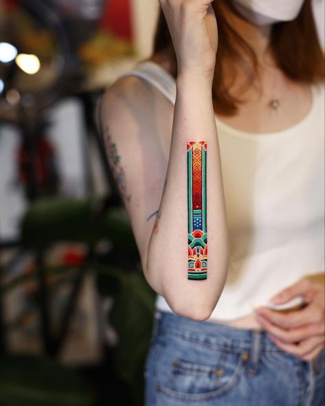 Agenda Scrapbook, Korean Tattoo, Korean Tattoo Artist, Colorful Tattoo, Skin Tattoo, Korean Tattoos, Tattoo Color, Iconic Artwork, Irezumi Tattoos