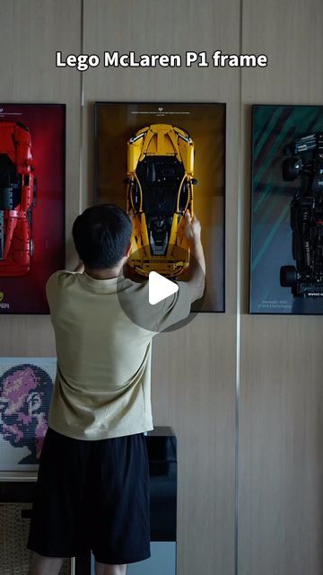 jincaiwen on Instagram: "Hang Ur Lego McLaren p1 on the wall  #lego #legoset #legoframe #legocar #legowall #legohouse #legotechnic #legolife #frame #wallframe #frameart #mclaren #mclarenp1" Lego Mclaren, Lego Frame, Lego Wall, Mclaren P1, Lego House, Lego Cars, Lego Technic, Lego Sets, Bedroom Interior