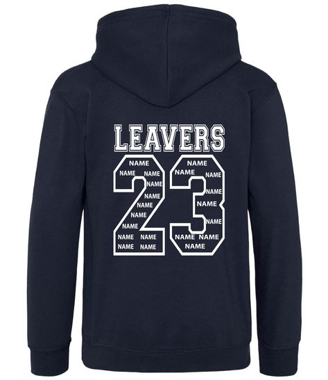 PRODUCT DETAILS Add up to 30 names in the 23 Choice of colour DESCRIPTION Our 100% cotton hoodies are perfect for the leavers of 2023 Our hoodies are available in a variety of colours The backs are printed with the Leavers text and up to 30 names in the 23 When placing your order please add the names into the personalization box  If you have any issues please contact us  precioustimesprintstudio@outlook.com  A digital proof will be sent before printing to ensure all spellings are correct Unfortu School Leavers Hoodies, Class Of 23, Jumper Ideas, Leavers Hoodies, School Leavers, Cotton Hoodies, End Of Term, Year 6, Cotton Hoodie