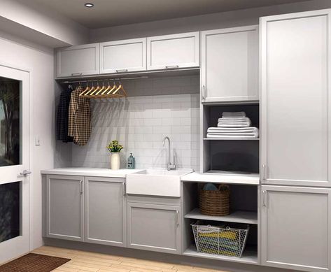 Ikea Kitchen Laundry Room, Laundry Room Base Cabinet Ideas, Ikea Pantry Laundry Room, Ikea Cabinets For Laundry Room, Laundry Room With Ikea Cabinets, Laundry Ikea Ideas, Laundry Ikea Cabinets, Lavanderia Ikea Laundry Rooms, Ikea Cabinet Hack Laundry Room