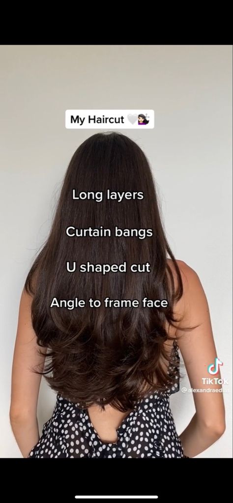 Layers Curtain Bangs, V Shaped Haircut, Pretty Hair Cuts, Haircuts For Long Hair With Layers, Layered Haircuts For Medium Hair, Hair Inspiration Long, Straight Hair Cuts, Extension Hair, Hairstyles For Layered Hair