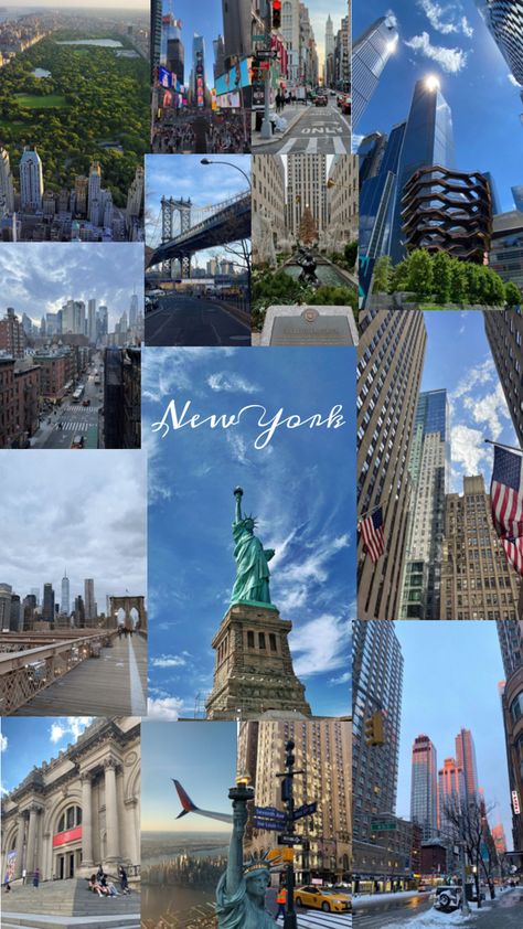 🗽🗽 Vision Board Examples, New York Wallpaper, Us When, New York Life, New York City Travel, Nyc Trip, Dream City, Travel Images, Online Group