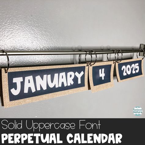 Today's Date Classroom, Calendar Flip Chart, Flip Calendar Classroom, Aesthetic Classroom Decor, Burlap Classroom Decor, Classroom Areas, Burlap Classroom, Calendar Classroom, 2024 Classroom