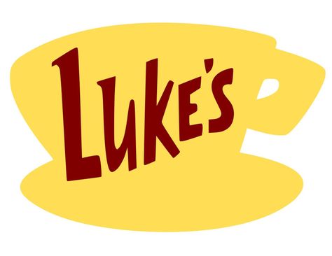 Gilmore Girls Prints, Gilmore Girls Poster, Gilmore Girls Party, Diner Logo, Luke's Diner, Gilmore Girls Luke, Lukes Diner, Jacket Patches, Gilmore Girl