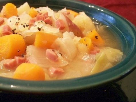 Pork Hock Soup, Ham Bone Recipes, Ham Hock Soup, Ham Hock Recipes, Ham And Cabbage Soup, Ham And Cabbage, Boiled Cabbage, Ham Hocks, Boiled Dinner