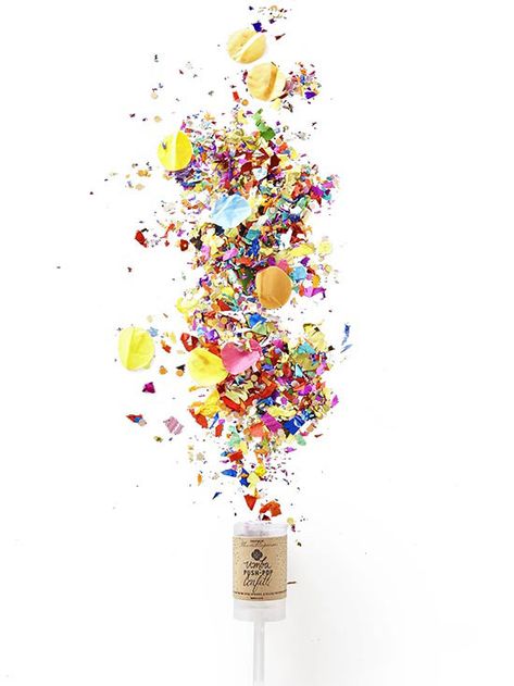 Confetti poppers will liven up any gathering! Find the how-to here: http://www.bhg.com/party/cheap-party-tricks/?socsrc=bhgpin012815makeconfettipoppers&page=6 Outdoor Birthday Ideas, Homemade Banners, Party Tricks, Party On A Budget, Confetti Poppers, Pie Party, Painted Baskets, Diy Confetti, Party Poppers