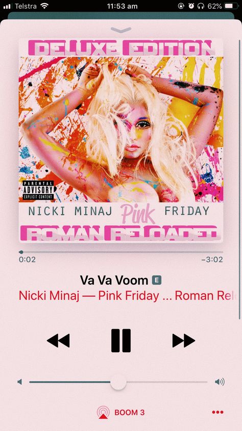 Va Va Voom Nicki Minaj, Nicki Minaj Pink Friday, Upbeat Songs, Pink Friday, Va Va Voom, Parental Advisory, Music Playlist, Nicki Minaj, Apple Music