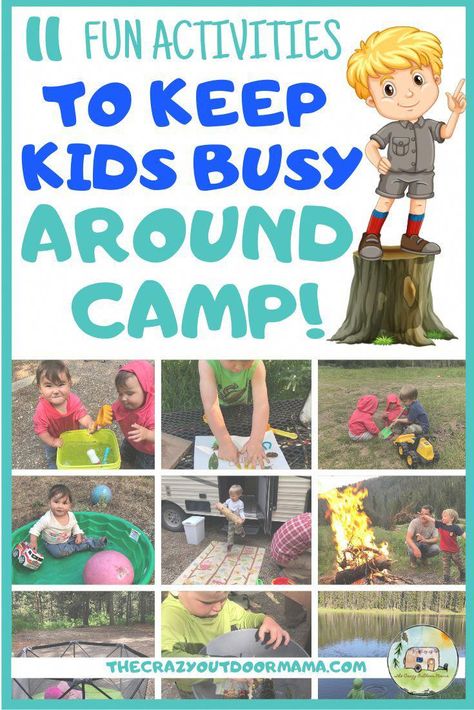 Keep a toddler busy while family camping with this fun camping activity ideas! These will work for older babies too so that you can enjoy your camp trip with the family and your toddler will stay entertained while camping! Fun toddler outdoor activities and camping crafts, easy snack options, and little chores  to help around camp this summer! #camping #familycamping #campingwithkids #campers #rv #summeractivity Activities To Keep Kids Busy, Camping Hacks With Kids, Thanksgiving Checklist, Place Wallpaper, Camping Activity, Outdoor Activities For Toddlers, Camping With Toddlers, Camping Activities For Kids, Tent Camping Hacks