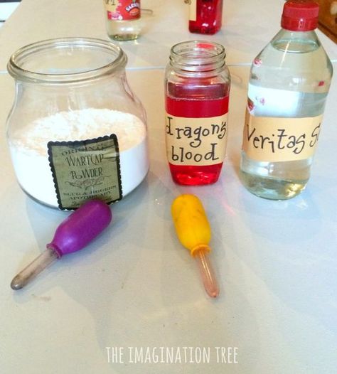 Create some fizzy, bubbling concoctions in this amazingly fun Harry Potter potions class science activity! Fantastic as a party game activity as part of a Harry Potter themed birthday party or as a science based investigation at school or home. The kids all loved this! For my eldest’s 8th birthday party she wanted a Harry...Read More » Harry Potter Class Party, Potion Party Kids, Potion Birthday Party, Magic Potions For Kids, Potion Party, Harry Potter Themed Birthday Party, Harry Potter Themed Birthday, Harry Potter Bachelorette Party, Harry Potter Bachelorette