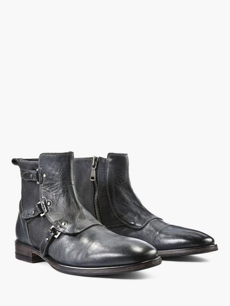 Fleetwood Crossover Boot John Varvatos Boots, Trooper Boots, Cap Toe Shoes, Boots Chelsea, Mid Top Sneakers, Suede Chelsea Boots, Harness Boots, Boots Suede, Chelsea Boots Men