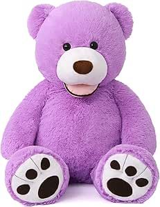 MorisMos Giant Teddy Bear Stuffed Animals, Big Purple Teddy Bear Plush Toy for Girlfriend Kids Large Bear Gift on Christmas Valentine's Day, 39 Inch Purple Teddy Bear, Giant Teddy Bear, Giant Teddy, Girlfriend Christmas, Teddy Bear Stuffed Animal, Teddy Bear Plush, Bear Plush, Drawing Inspiration, Stuffed Animals