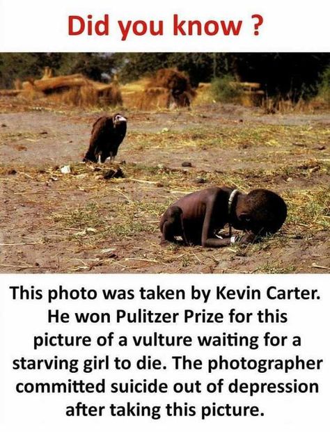 Kevin Carter T.R.I.P Kevin Carter, True Interesting Facts, Interesting Facts About World, Did You Know Facts, Emotional Photography, General Knowledge Facts, Science Facts, Photo Story, Did You Know