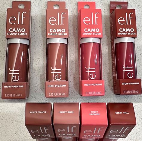 ✨Classy Beauties, would you try this?!! OMG! The shades are gorgeous! E.L.F. liquid blush aesthetic. New makeup products. Drugstore makeup aesthetic✨ #taylajaybeauty #elfcosmetics #liquidblush #new #makeup #beauty #elf #pretty #blush #taylajay #beautyproducts Elf Make Up, Liquid Blush Aesthetic, Makeup Products Drugstore, Blush Aesthetic, New Makeup Products, Elf Blush, Whats In My Makeup Bag, Usa Makeup, Elf Products