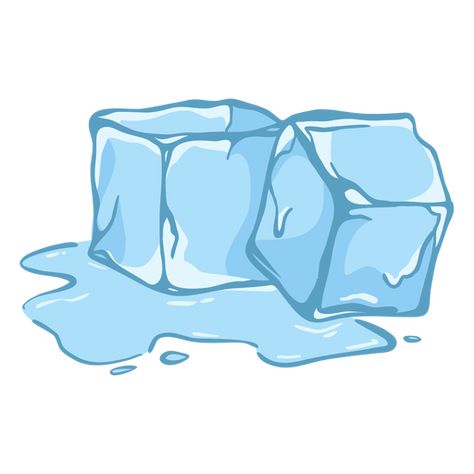 Ice Melting Drawing, How To Draw Ice, Ice Cube Illustration, Ice Sketch, Ice Cube Cartoon, Ice Cube Drawing, Ice Cube Png, Ice Cartoon, Ice Clipart