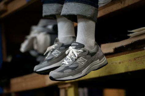 New Balance Revive the 992 and it Deserves All the… - Sneaker Freaker Gf Outfits, New Balance 992, Nb Shoes, New Balance Dad Shoes, Dad Shoe, Paris 2023, Grey New Balance, New Balance Outfit, Painted Sneakers