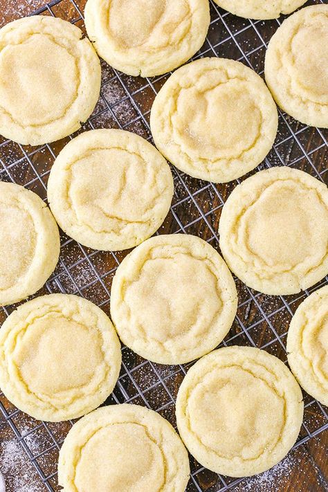 Cookie Dough Vegan, Soft And Chewy Sugar Cookies, Chewy Sugar Cookie Recipe, Soft Sugar Cookie Recipe, Quick Cookies Recipes, Soft Cookie Recipe, Perfect Sugar Cookies, Sugar Cookie Recipe Easy, Best Sugar Cookie Recipe