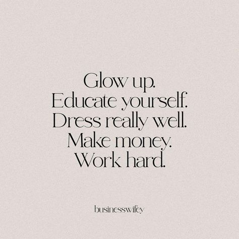 BusinessWifey™ on Instagram: “This 🖤 ✦ ✦ ✦ ✦ ✦ ✦ ✦ ✦ #businesswifey #bossbabes #femaleempowerment #bossbabequotes #hustlersquare #motivationalquotes #motivationalquote…” Making Money Quotes, Boss Babe Quotes, Babe Quotes, Up Quotes, Money Quotes, Boss Babe, Making Money, Glow Up?, Woman Quotes