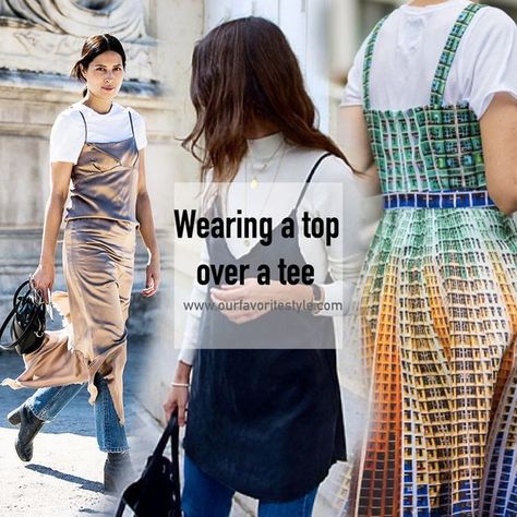 HOW TO LAYER A T-SHIRT UNDER A DRESS | Our Favorite Style | Bloglovin’ How To Layer Shirts, Tshirt Under Dress Outfit, Tshirt Under Dress, T Shirt Under Dress, Layering A Dress, Shirt Under Dress, Pinterest T Shirt, Layered Shirts, Hijabi Outfits