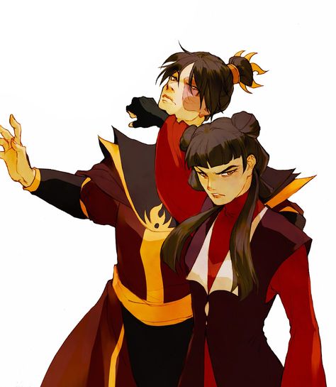 Mai Zuko, Mai And Zuko, Avatar Ang, Avatar 1, Prince Zuko, Avatar Zuko, Avatar Funny, Royal Couple, Avatar Series