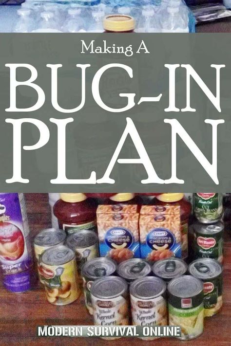 bugging in plan Pinterest 2 Bugging In, Bugging In Prepping, Bug In Prepping, Prepped List, Urban Prepping, Disaster Preparedness Poster, Emp Survival Checklist, Survival Bunker, Prepping 101