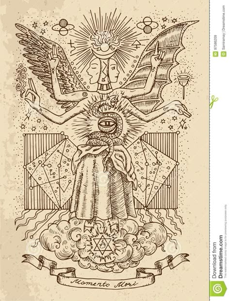 Goddess Drawing, Arte Occulta, Goddess Of Wisdom, Alchemy Art, Alchemy Symbols, Esoteric Art, Engraving Illustration, Spiritual Symbols, Occult Art