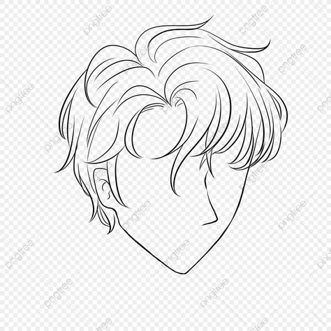 Hair Base Male, Men Hair Drawing, Anime Hair Male, Hair Drawing Male, Male Hairstyles Drawing, Boy Hairstyles Drawing, Hair References Drawing, Hairstyle Man, Boy Hair Drawing