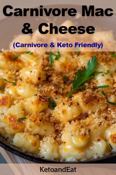 Ketovore Diet, Caveman Diet Recipes, Carnivore Keto, Keto Mac And Cheese, Carnivore Recipes, Caveman Diet, Meat Diet, Best Mac, American Recipes