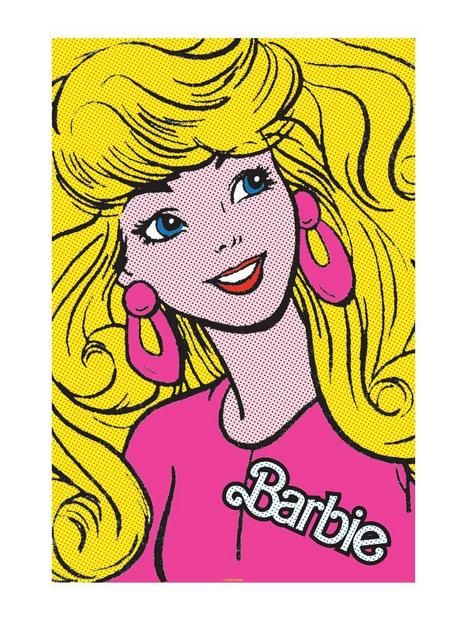 Barbie Big Hair Poster | Hot Topic Barbie Prints, Barbie Painting, 80s Barbie, Hair Poster, Barbie Drawing, Im A Barbie Girl, Barbie Party, Barbie Diy, Barbie World