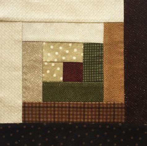 Log Cabin Block, Fall Quilt Patterns, Fresh Cuts, Block Quilt, Maywood Studios, Log Cabin Quilts, Fall Quilts, Log Cabin Quilt, Scrappy Quilt