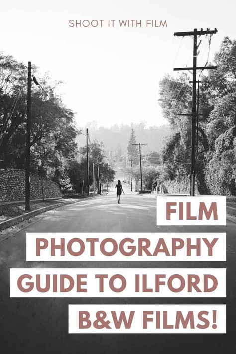 Ilford black and white film comparison! In this film photography guide to Iford b&w film stocks, learn all about Ilford Delta films, Ilford HP5, Ilford FP4, Ilford Pan F, and Ilford XP2.   » Learn how to shoot film with these film photography tips and tutorials on Shoot It With Film #shootitwithfilm #filmisnotdead #ishootfilm #analogphotography #filmphotography #35mmfilm #35mm #35mmfilmphotography #photographytips #mediumformat #blackandwhitephotography Black White Film Photography, 120 Film Photography, B W Photography, B&w Photography, B&w Film Photography, Black And White Film Photography 35mm, Hp5 Ilford, Film Photography Tutorial, Black And White Film Photography