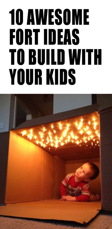 Who doesn’t love Forts? Get creative with your kids to make custom and inexpensive designs from a book fort to a sturdy PVC fort.  What was your favorite creation? #DIY #creativity Fort Ideas, Cool Forts, Smart Tiles, Toddler Fun, Cool Ideas, Fun Christmas, Raising Kids, Future Kids, Cardboard Box