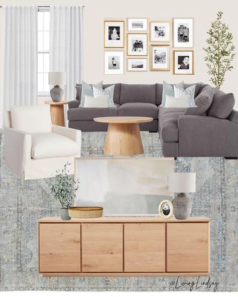 Beachy Living Room Gray Couch, Blue Gray Sectional Living Room, Dark Grey Couch Coastal Living Room, Coastal Living Room Gray Couch, Transitional Living Room Gray Couch, Coastal Gray Living Room, Grey Couch Coastal Living Room, Coastal Living Room Grey Couch, Dark Grey Sectional Living Room Ideas