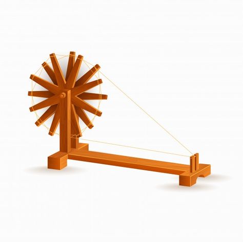 Charkha or spinning wheel element in bro... | Premium Vector #Freepik #vector #india #wheel #wood #culture Lotus Flower Wallpaper, Birthday Card With Name, Wheel Logo, Farm Art, Roofing Sheets, Indian Movies, Spinning Wheel, Dry Clay, Air Dry Clay