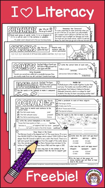 Supercharge your morning work with I Heart Literacy! Each page features a fun theme so your students will not only be practicing reading and ELA skills, but will also be learning about a curriculum-based topic. A wide variety of Common Core skills are addressed. Try these five free pages for free! Happy Teaching! Rachel Lynette ... Read More about Morning Work ELA and Reading Freebie! Reading Test Prep, 2nd Grade Ela, Reading Test, Classroom Centers, Third Grade Reading, Classroom Freebies, 5th Grade Reading, 4th Grade Reading, Elementary Ela