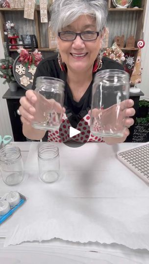 438K views · 5K reactions | Save your jars! Here’s another Christmas in July idea! Are you going to make these?? | Refresh Restyle by Debbie  Westbrooks | Refresh Restyle by Debbie  Westbrooks · Original audio Christmas Candle Crafts, Winter Diy Crafts, Paper Quilling For Beginners, Mason Jar Projects, Christmas Crafty, Jar Centerpieces, Easy Christmas Decorations, Dollar Tree Christmas, Jar Diy