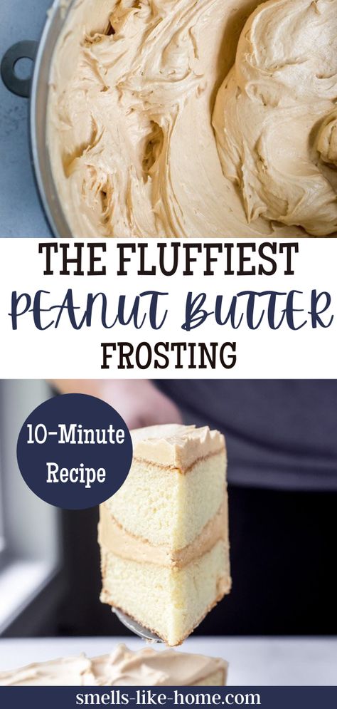 Peanut Butter Cake Frosting, Peanut Butter Frosting Easy, Fluffy Peanut Butter Frosting, Simple Frosting, Butter Frosting Recipe, Peanut Butter Frosting Recipe, Sugar Addict, Peanut Butter Icing, Cupcake Business