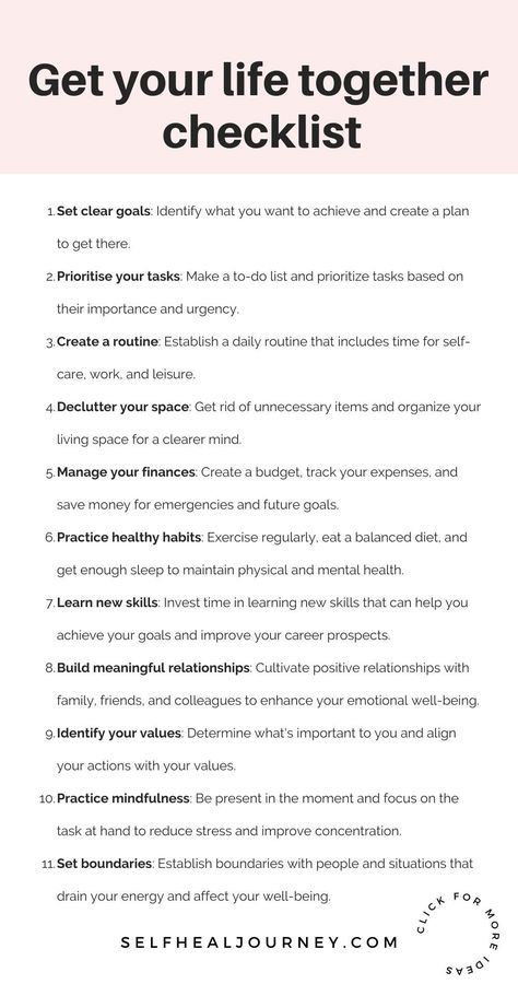 Looking for a roadmap to creating your dream life? Read this 'Get Your Life Together' list to get an idea on what goals to start working on in the 7 areas of life so that you can create a plan of action to reach them. How To Reach Goals, Dream Life Planning, How To Create A Life Plan, Future Life Plan, Designing Your Life Book, My Future Plans Life, 7 Areas Of Life Goals, Self Care Action Plan, How To Restart Your Life Tips