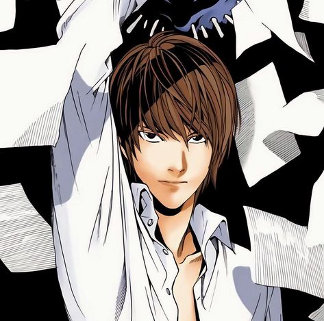 Light Yagami Pfp Manga, Deathnote Pfps, Light Yagami Matching Pfp, Light Yagami Cute, Light Yagami Drawing, Light Yagami Fanart, Light Yagami Pfp, Light Pfp, Light Yagami Icon