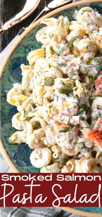 Pasta Salad With Salmon, Smoked Salmon Pasta Salad, Salmon Macaroni Salad, Lobster Side Dishes, Salmon Pasta Salad Recipes, Smoked Salmon Salad Recipes, Smoked Salmon Pasta Recipes, Salmon Pasta Salad, Creamy Dill Dressing