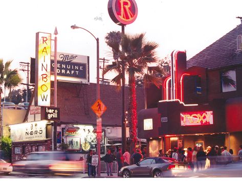 The Roxy on Sunset strip Sunset Strip 80s Aesthetic, The Roxy Los Angeles, Sunset Strip Aesthetic, Sunset Strip 80s, Los Angeles 80s, Roxy Theater, Rainbow Bar, Hair Metal, La Life