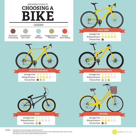 It's finally summer and biking season is here! Depending on what you are looking for in a bike, there are a number of bicycle options to pick from. Our in Bike Types, Benefits Of Cycling, Bicycle Cafe, Sepeda Fixie, Bmx Cruiser, Bicycle Safety, Bicycle Gear, Bicycle Types, Bicycle Painting