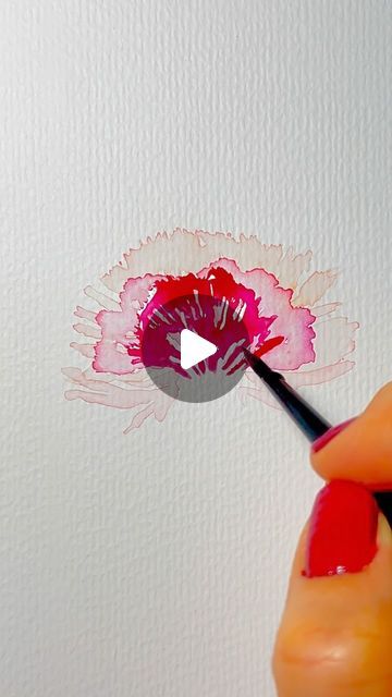 Nadia Sacchetto’s Watercolor Art on Instagram: "Good morning! ☀️ ☕️ Feeling so grateful & blessed 🙏🏻 Carnation painting for this glorious Saturday morning 🌸 Have a wonderful weekend friends! 🌸☀️🌸☀️🌸☀️🌸☀️🌸 Artist 👩‍🎨 - follow me for more @nadz1967 Paints @winsorandnewton @danielsmithartistsmaterials Paper @artnfly 💕 🌸☀️🌸☀️🌸☀️🌸☀️🌸 🌸🌸🌸 🌸🌸🌸 🌸🌸🌸 🌸🌸🌸 🌸🌸🌸 🌸🌸🌸 #new #carnation #carnations #reels #saturday #weekend #pretty #florals #pink #my #design #motivation #inspiration #mood #grateful #blessed #artwork🎨 #watercolor #watercolour #painting #instagood #instadaily #instagram #instamood #instalove #instaart" Carnation Painting, Abstract Watercolor Paintings Tutorials, Abstract Watercolor Flower, Design Motivation, Learn Watercolor Painting, Artwork Watercolor, Have A Wonderful Weekend, Watercolor Flowers Tutorial, Art Tutorials Watercolor