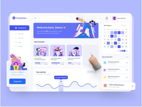 Education Dashboard, Learning Website Design, Dashboard Interface, Student Dashboard, Learning Web, Card Ui, Desain Ui, Professional Website Design, Ux Design Inspiration