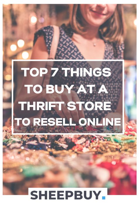 If you know what you’re looking for, thrift stores are gold mines filled with products that you can quickly turn for a profit.  | How to resell online | Where to resell online | Best Things to resell online | Make money online | Thrift store flip | Thrift store finds | Make money from home | Sell online ideas | How to start selling online | Best Brands To Resell, Thrift Store Ideas Business, Resale Shop Ideas Thrift Stores, Resale Shop Ideas, Sell Online Ideas, Reselling Thrift Store Finds, Thift Store, Thrift Store Flips, Gold Mines