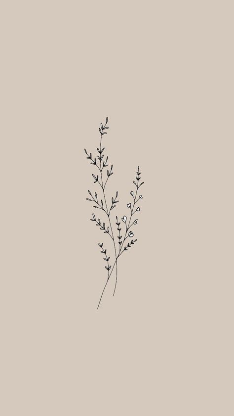 Dainty Line Art Tattoo, Fine Line Tattoo Ideas Flowers, Small Interesting Tattoos, Flower Fine Line Drawing, Aesthetic Nature Tattoos, Fine Line Flowers Tattoo, Fine Line Tattoo Aesthetic, Lavender Back Tattoo, Aesthetic Fine Line Tattoos