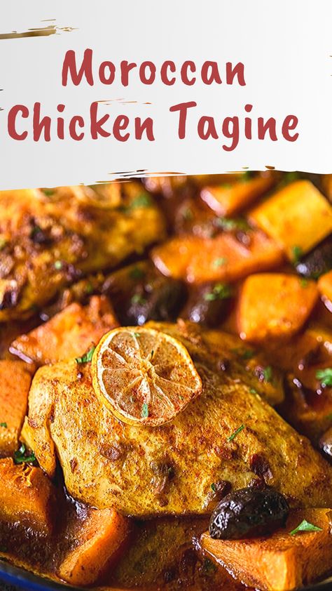 Tangine Chicken Recipe, Chicken Tagine Recipes, Moroccan Foods, Moroccan Chicken Tagine, Moroccan Tagine Recipes, Tagine Pot, Tajin Recipes, Tagine Cooking, Thermal Cooking