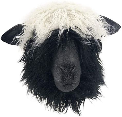 Amazon.com: Latex Lamb Ram Sheep Mask, Latex Animal Mask Carnival Costume Cosplay Party Masquerade Cosplay : Clothing, Shoes & Jewelry Sheep Mask, Lamb Costume, Ram Sheep, Mask Carnival, Halloween Party Props, Animal Mask, Party Mask, Carnival Costume, Head Mask