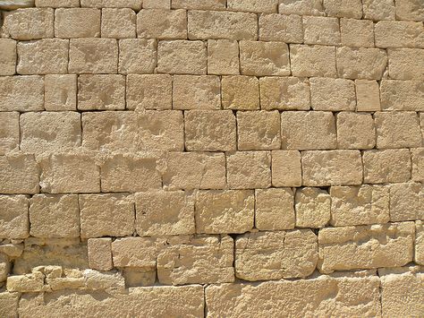 Dressed Stone Wall 1 by Ian W Scott, via Flickr Greek Stone Wall, Sandstone Brick, Ancient Stone Wall, Stone Wall Texture, Egypt Project, Summer Magic, Sandstone Wall, Limestone Wall, Stone Cladding