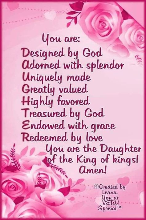 Gods Princess, Daughters Of The King, Daughter Quotes, Women Of Faith, Bible Verses Quotes Inspirational, Bible Prayers, Christian Quotes Inspirational, Bible Encouragement, Daughter Of God