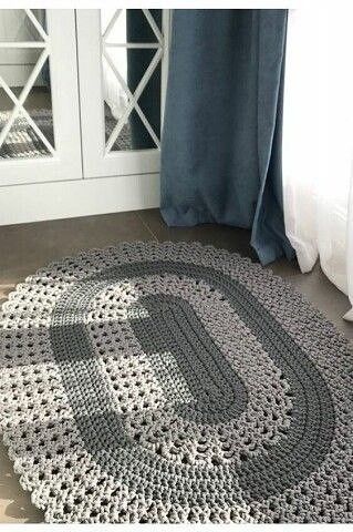 Easy Crochet Rug Patterns, Easy Crochet Rug, Motif Mandala Crochet, Crochet Rug Patterns Free, Crochet Blanket Tutorial, Crochet Doily Rug, Crochet Rag Rug, Doily Rug, Crochet Mat